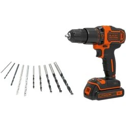 BLACK+DECKER BDGHD18KA, Perceuse à Percussion
