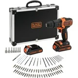 BLACK+DECKER Batterie Perceuse 80 Pièces, 1 Pièce, Bdchd18bafc, Perceuse à Percussion – Image 3