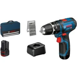 Bosch GSB 12V-15 Professional, 06019B690K, Perceuse à Percussion