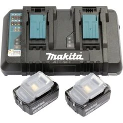 Makita 199482-2 Batterie Et Chargeur D’outil électroportatif Ensemble De Batterie Et De Chargeur, Bundle