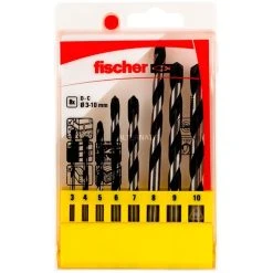 Fischer CTS 8, 536607, Jeu De Mèches De Perceuse